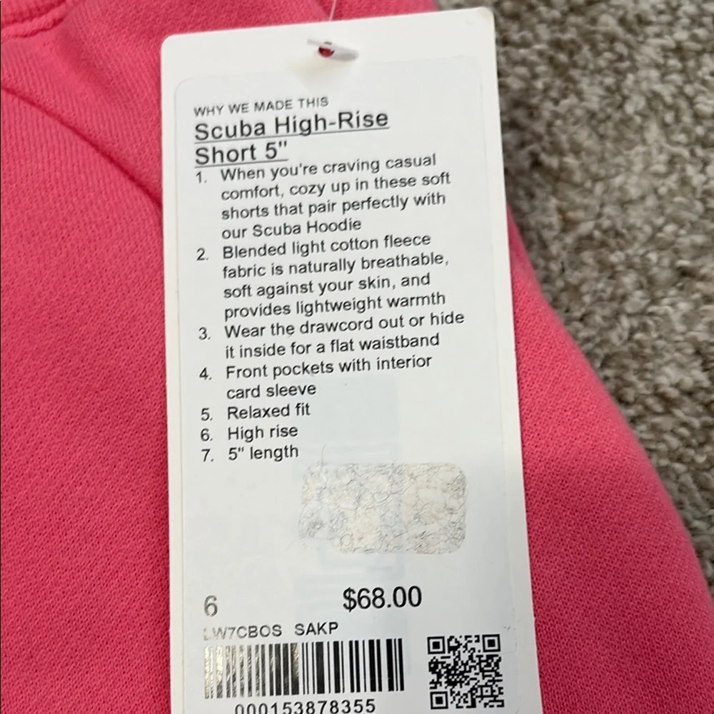 lululemon athletica scuba High Rise Short 5” - Picture 2 of 4